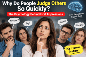 People forming quick judgments about a woman during a first impression